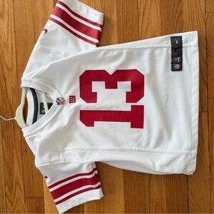 Patriots Nike Kids White and Red Jersey